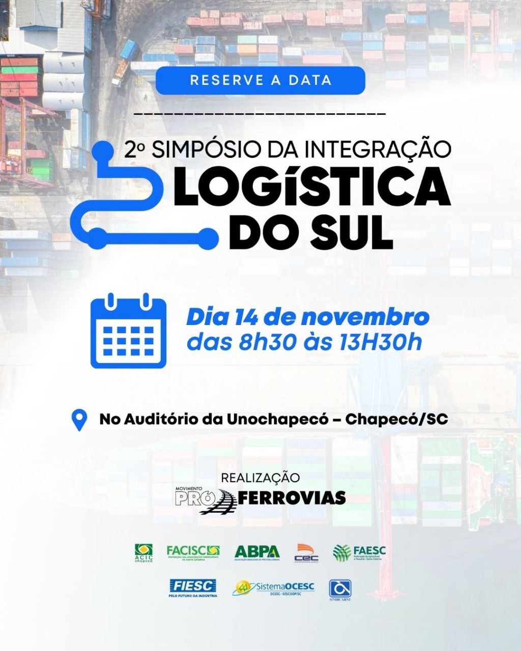 2º Simpósio Logístico do Sul vai  debater infraestrutura e agronegócio
