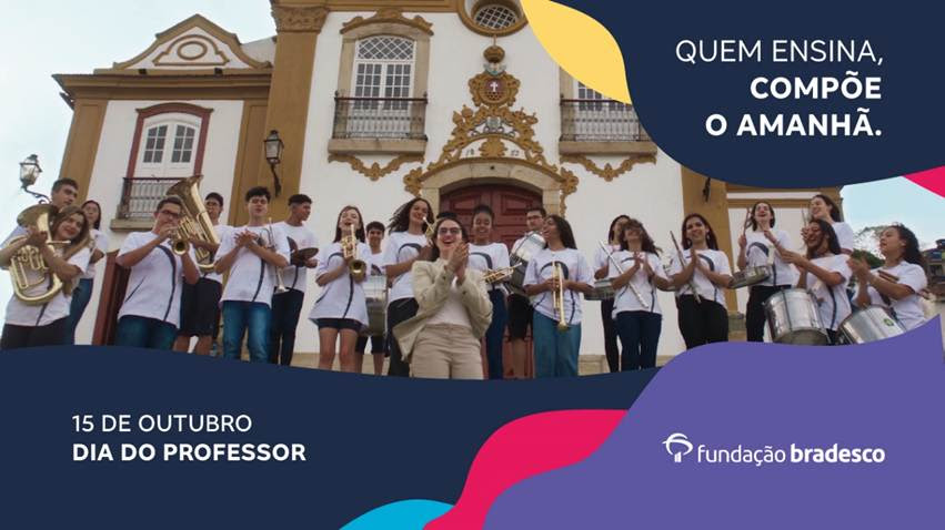 Fundação Bradesco celebra professores com nova campanha