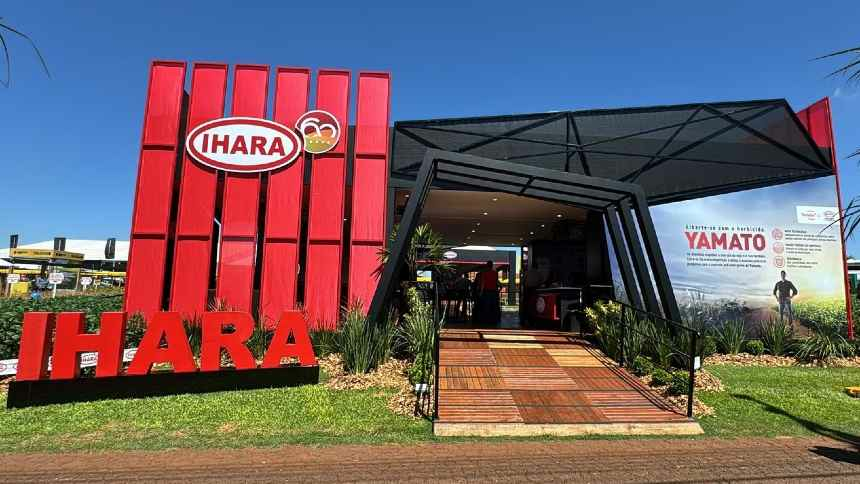 IHARA mostra nova tecnologia contra mancha alvo na Tecnoshow Comigo 2026