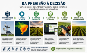 Embrapa cria rede para monitorar riscos climáticos