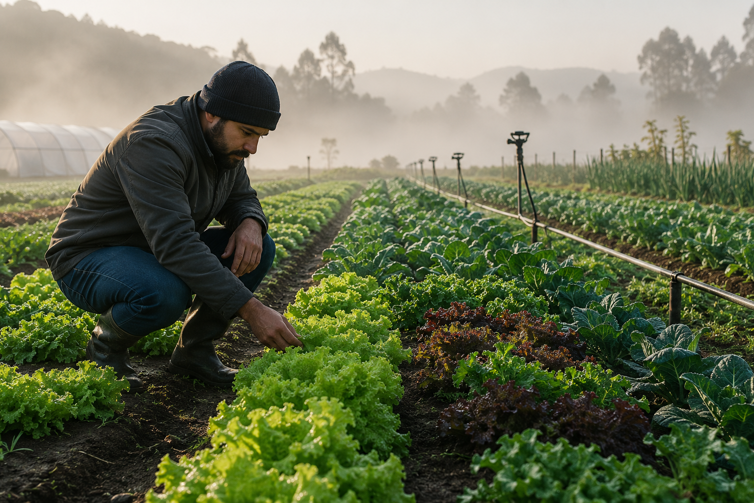 Frio muda rotina de manejo em hortaliças e frutíferas