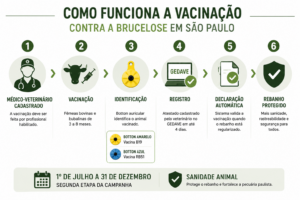 Vacinação contra brucelose ganha novas regras em SP