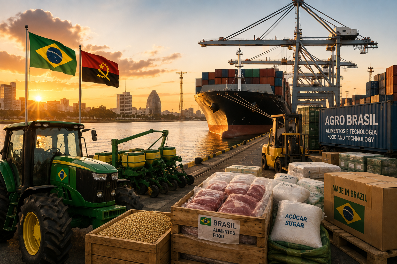 Brasil mira Angola para diversificar mercados no agro