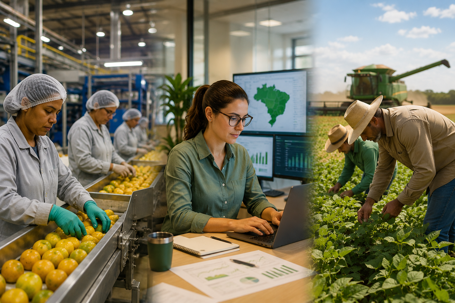 Emprego no agro recua, mas cresce dentro das fazendas