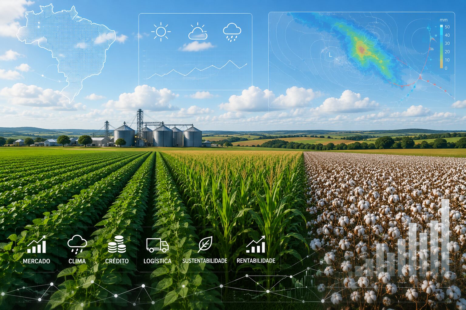 Datagro faz 7ª abertura de safra da soja, milho e algodão