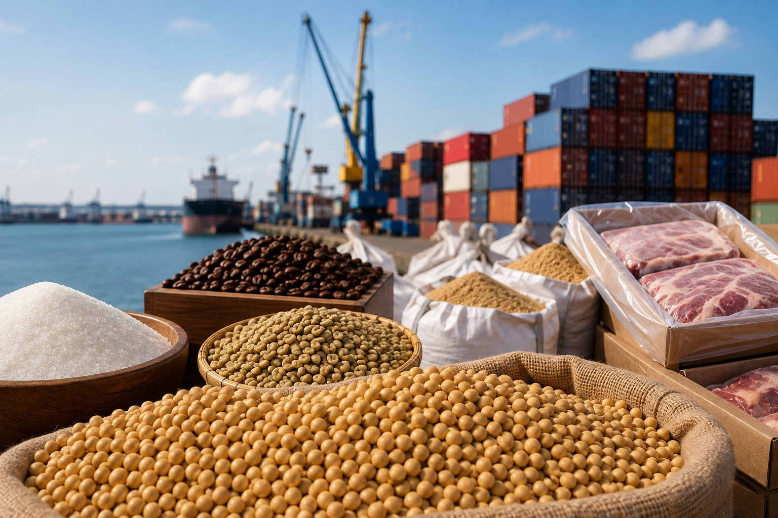 Exportações do agro batem recorde de US$ 103,4 bi