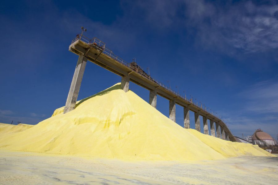 Unidade de minerarção da Mosaic em Uberaba (MG)