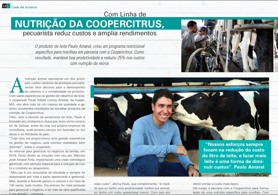 coopercitrus nutrição sucesso corte